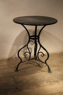 contemporary black painted Arras pub table 