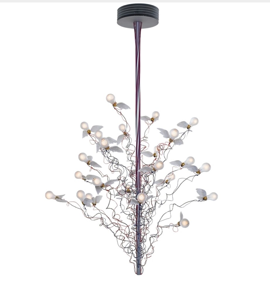 Ingo Maurer 'Birds Birds Birds' Chandelier