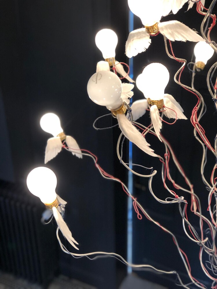 Ingo Maurer 'Birds Birds Birds' Chandelier