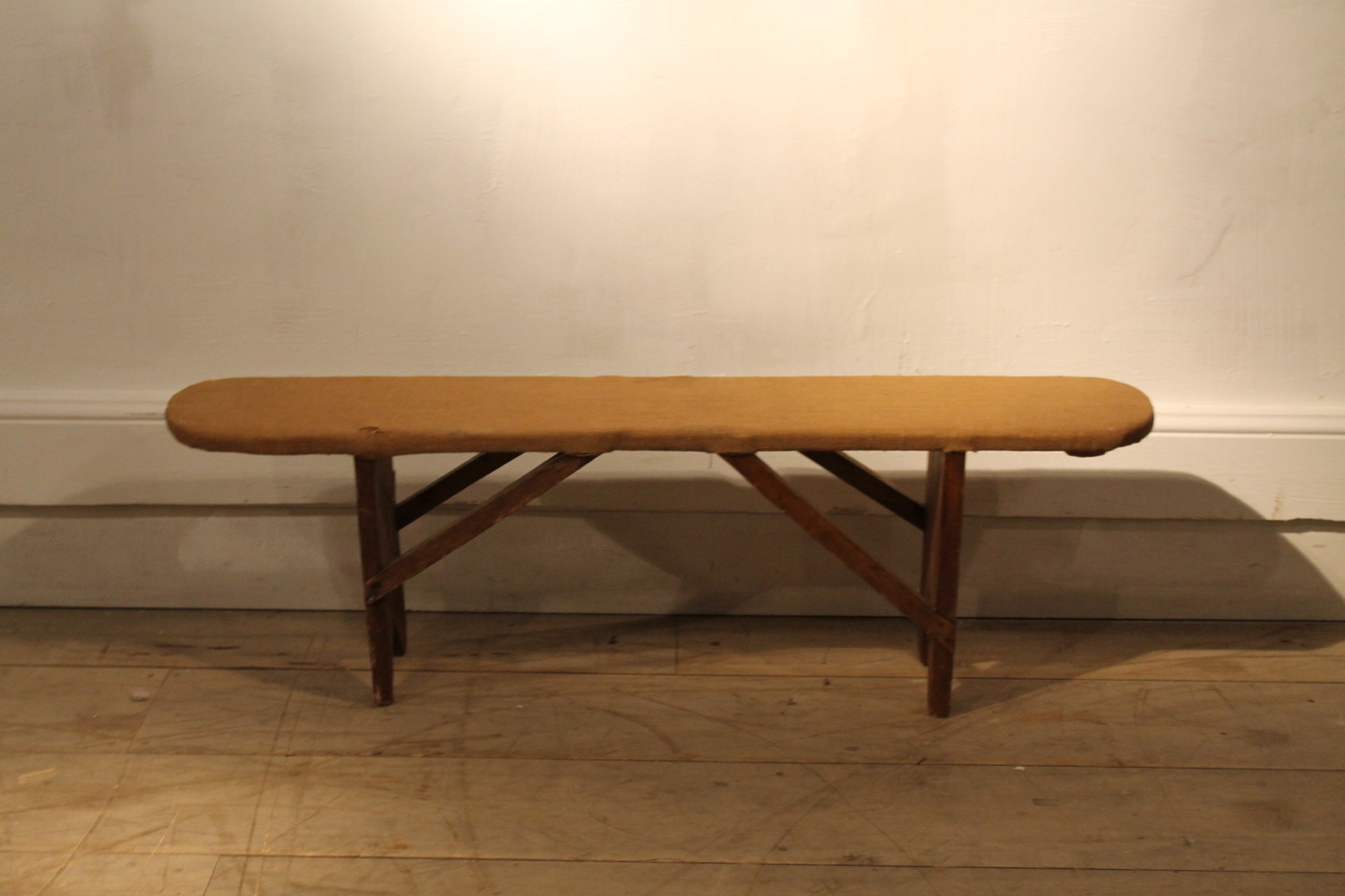 Set of different seize wooden benches (10)