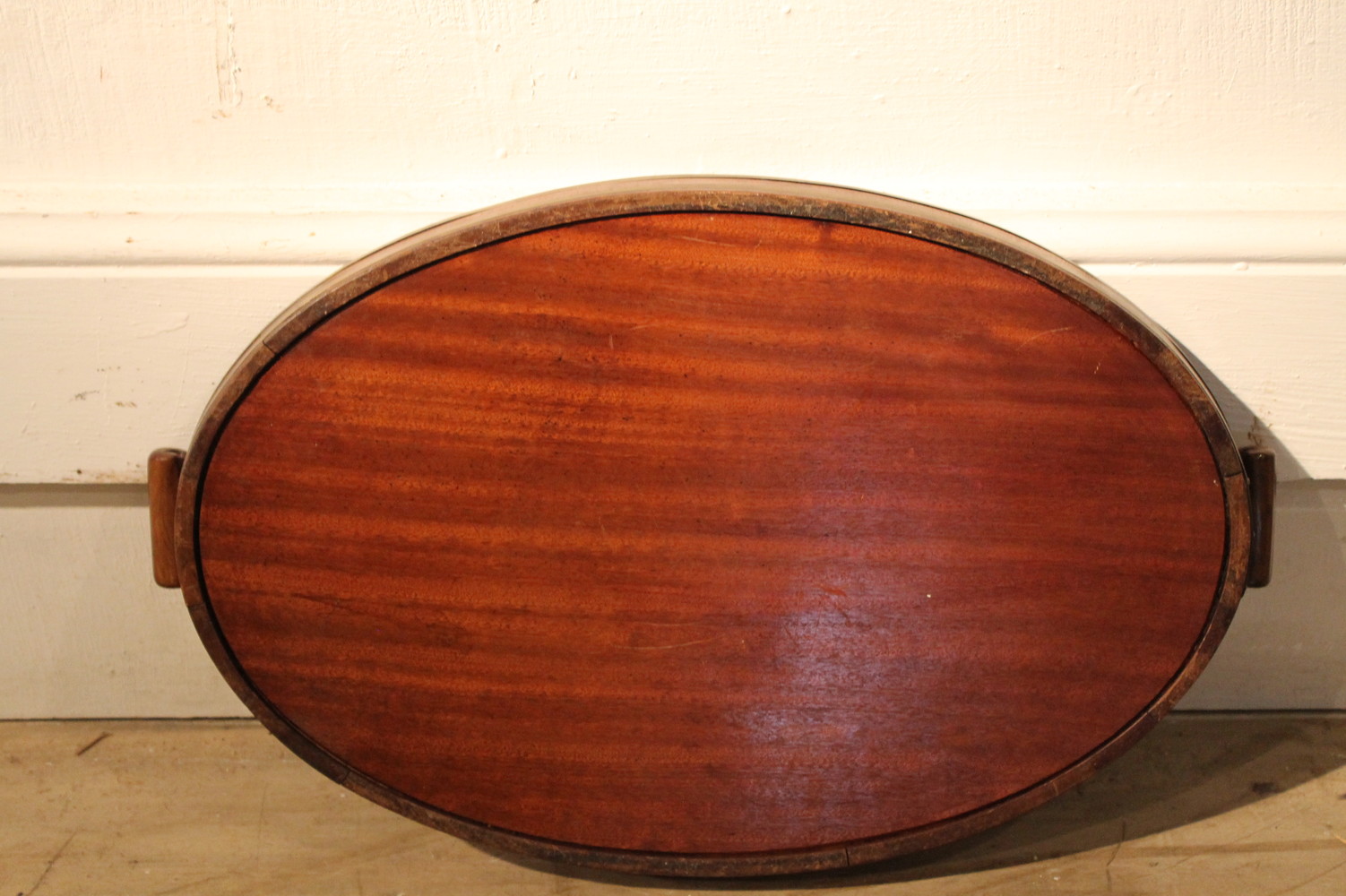 walnot victorian tray